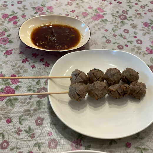 たくたい　肉団子串